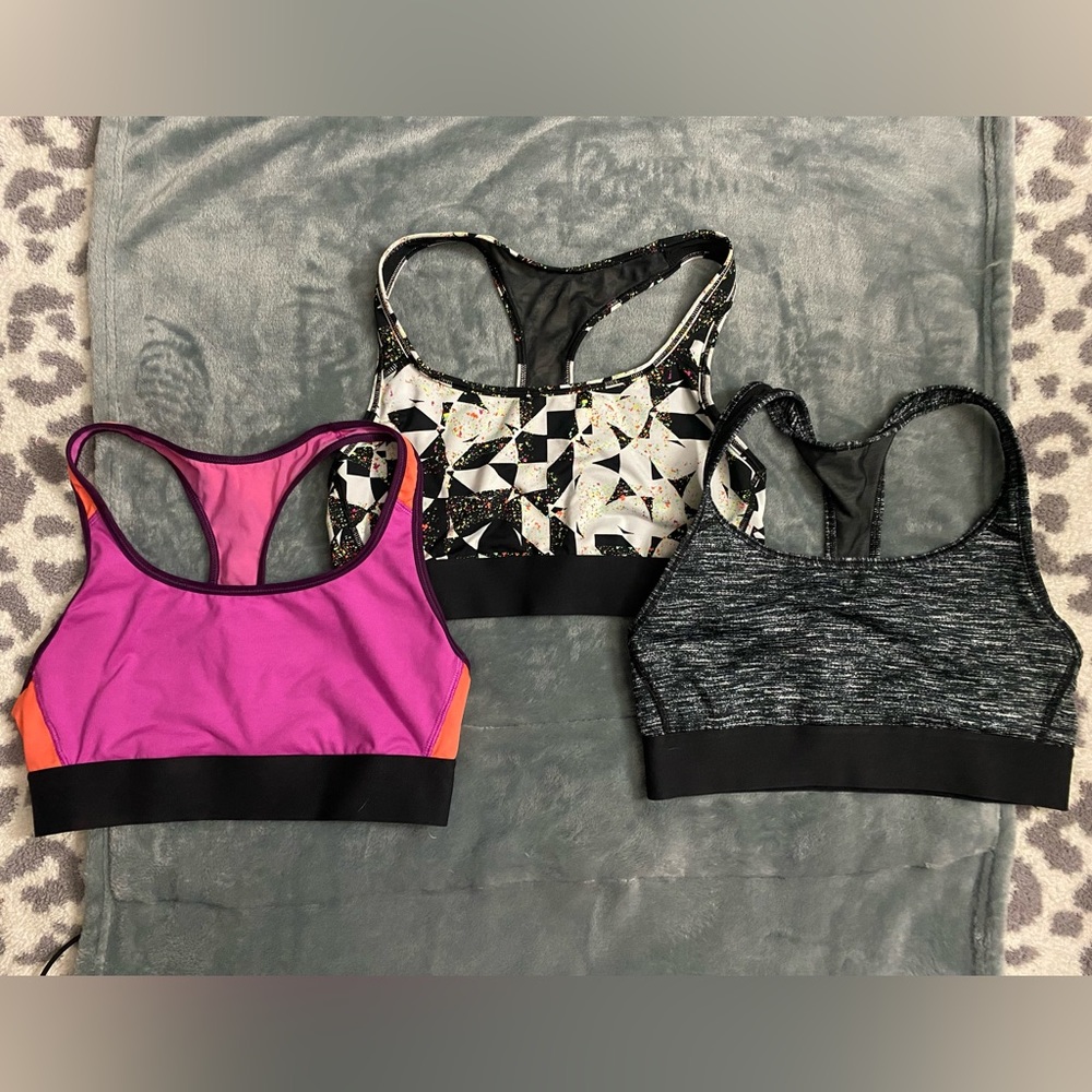 VS sports bras SET OF 3 small